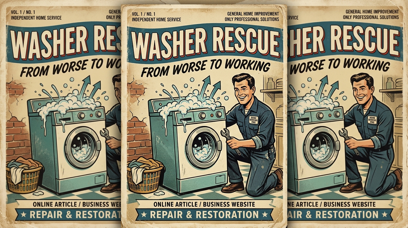 Washer Rescue: From Worse to Working