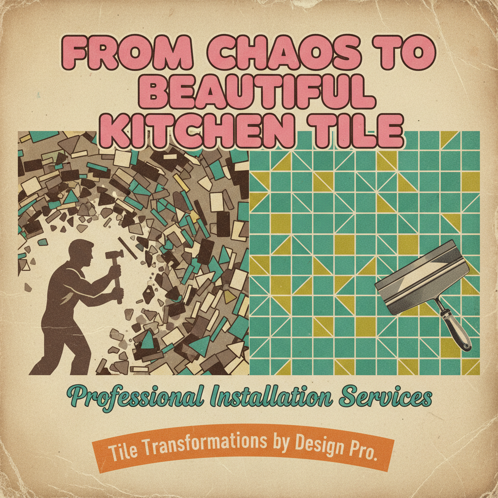 From Chaos to Stunning Kitchen Tile