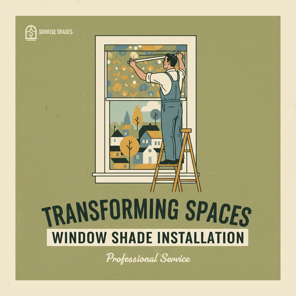 Transforming Spaces: Window Shade Installation