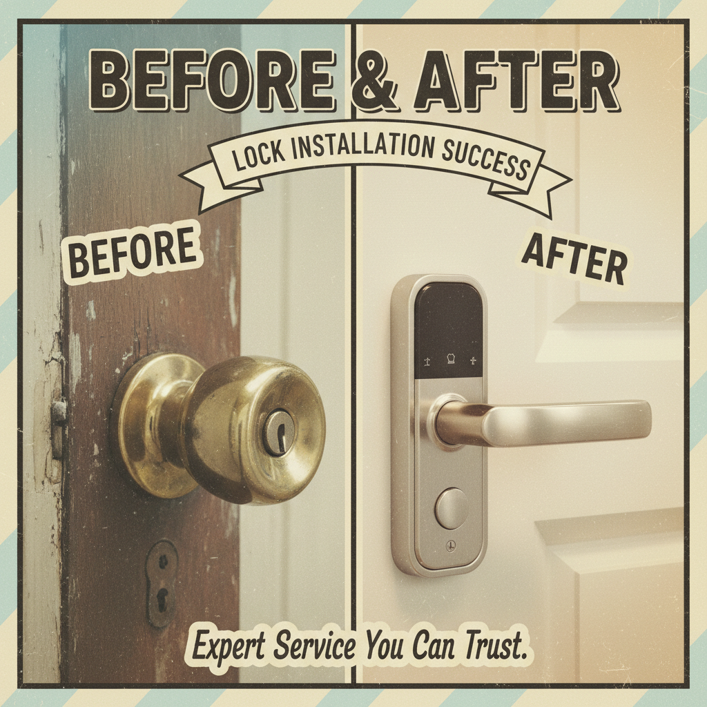 Before & After: Lock Installation Success