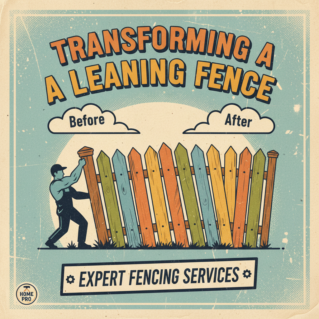 Transforming a Leaning Fence