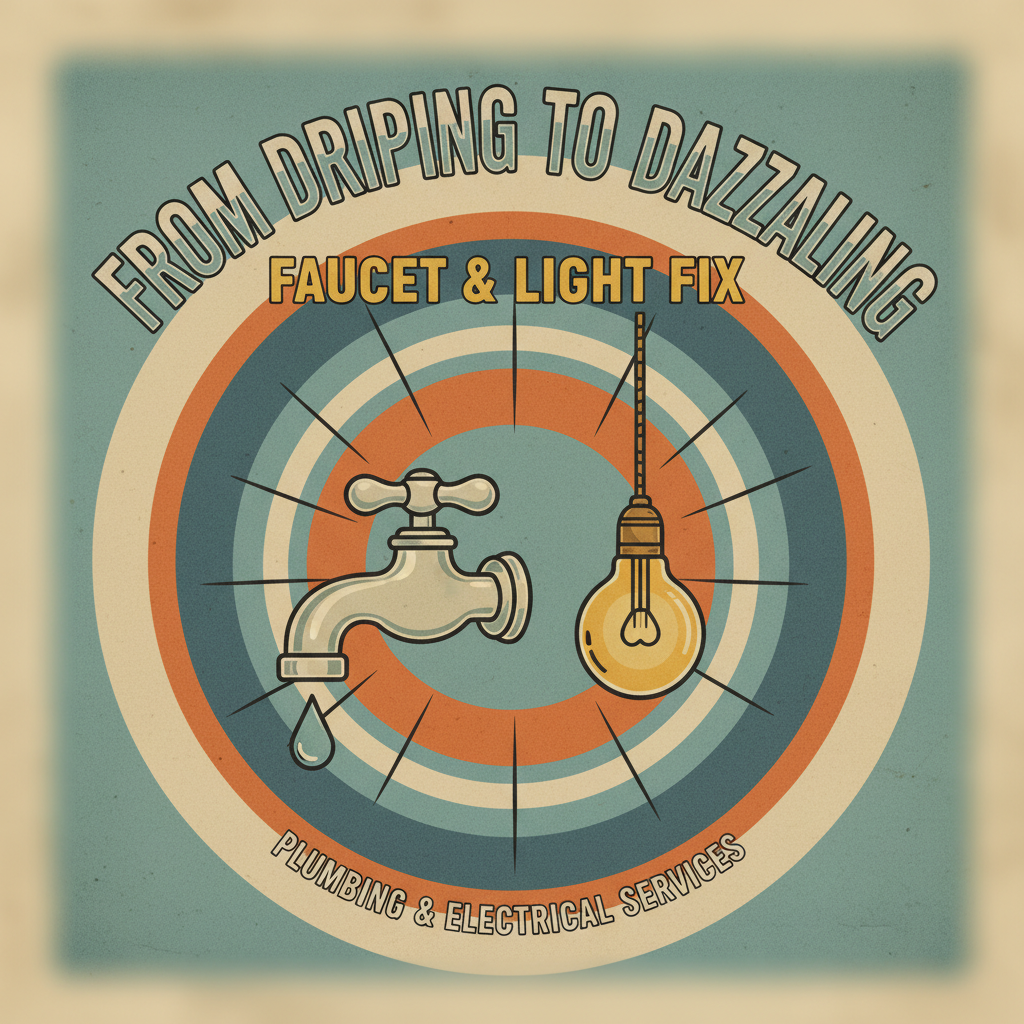 From Dripping to Dazzling: Faucet & Light Fix