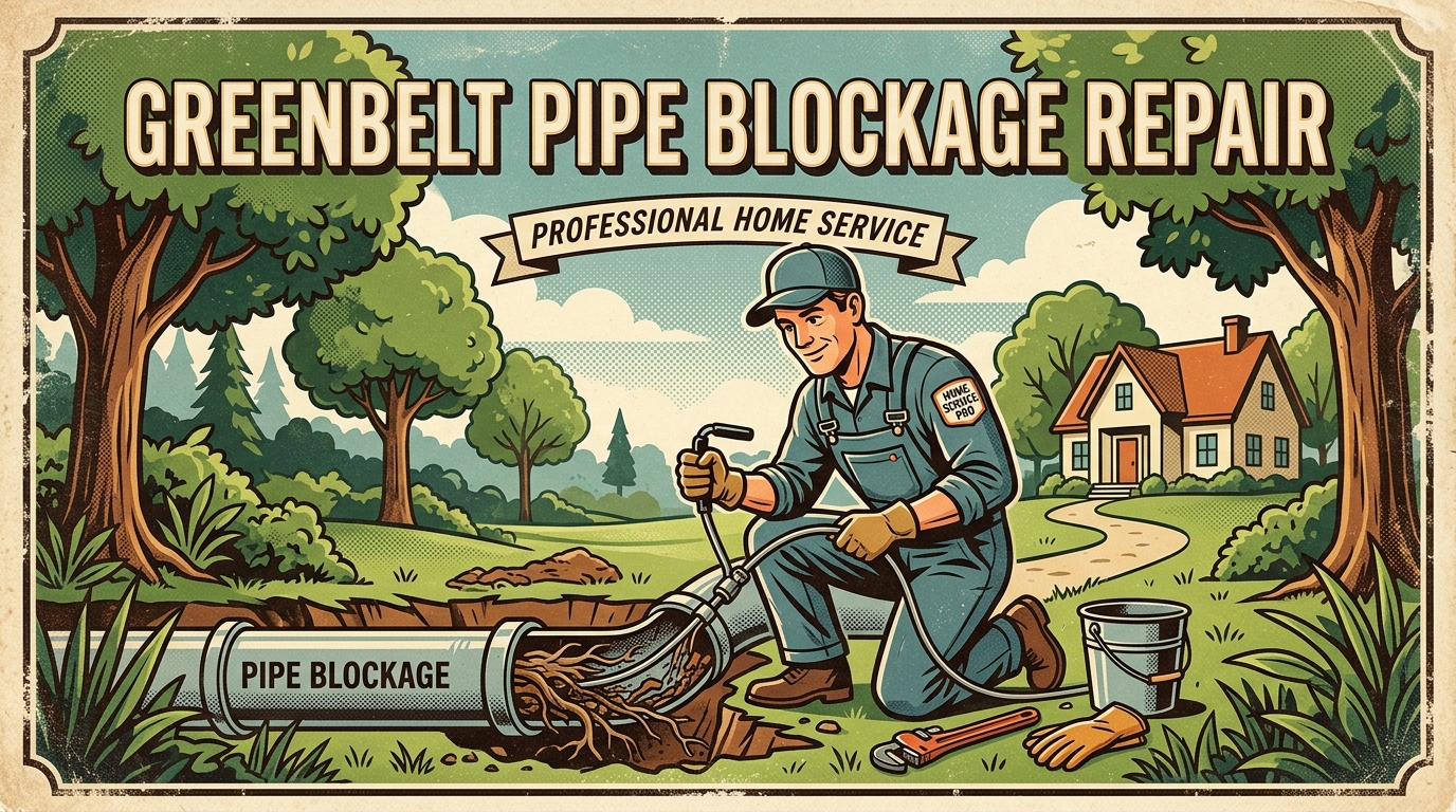 Greenbelt Pipe Blockage Repair
