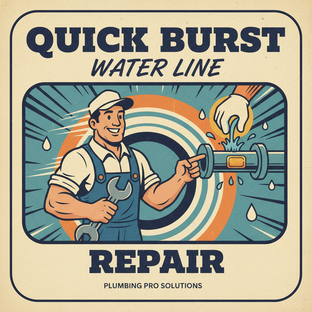 Quick Burst Water Line Repair
