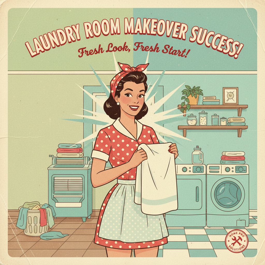 Laundry Room Makeover Success!