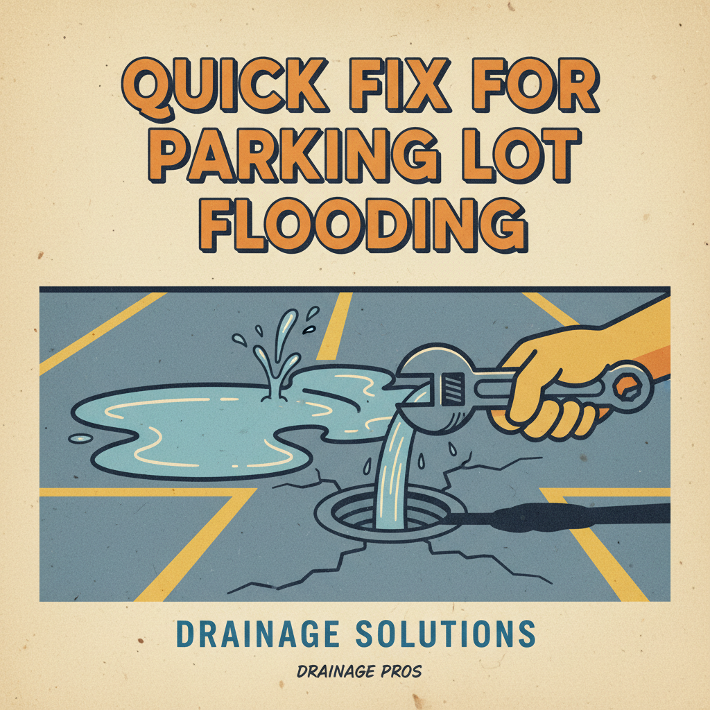 Quick Fix for Parking Lot Flooding
