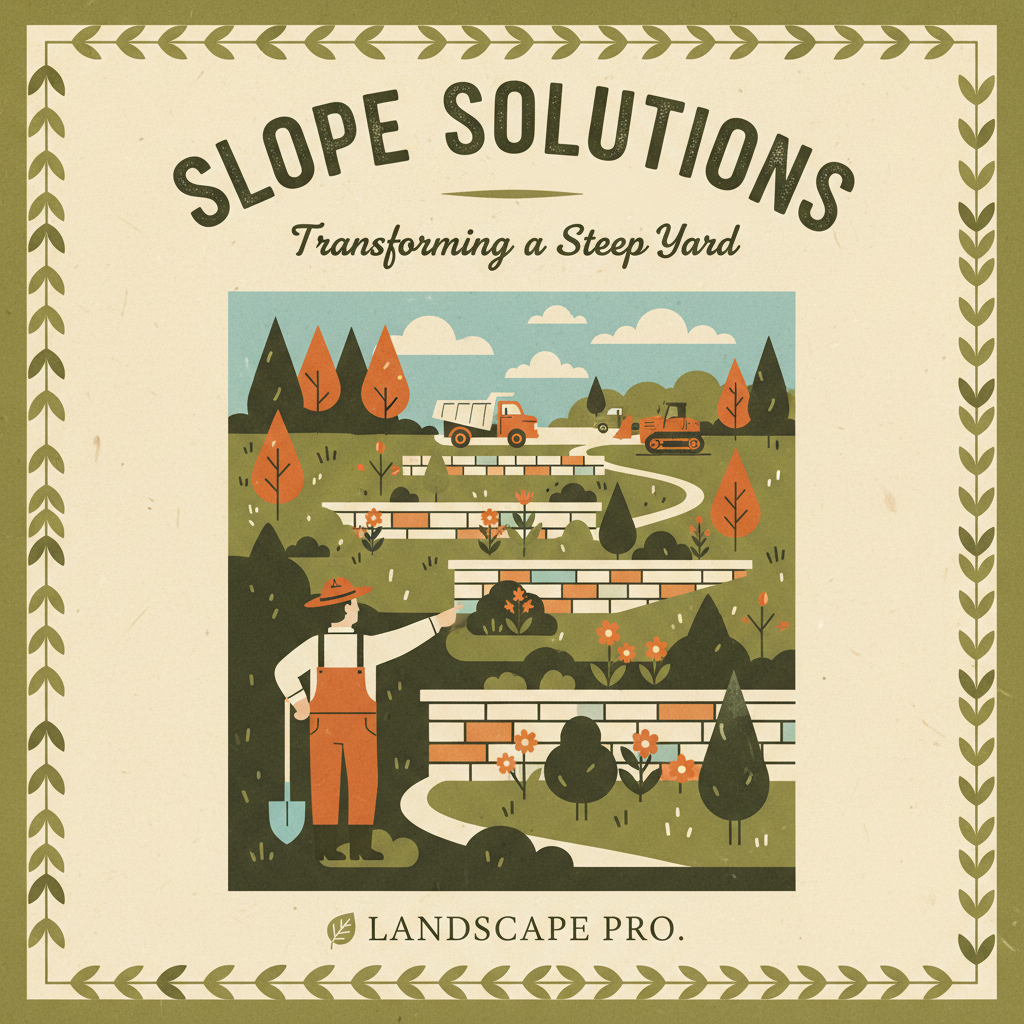 Transforming a Steep Sloping Yard