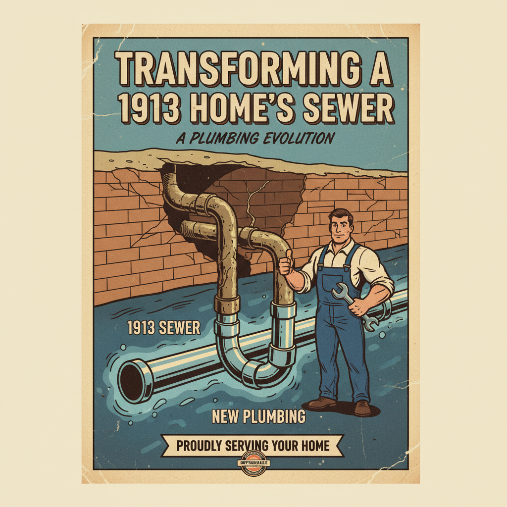 Transforming a 1913 Home's Sewer