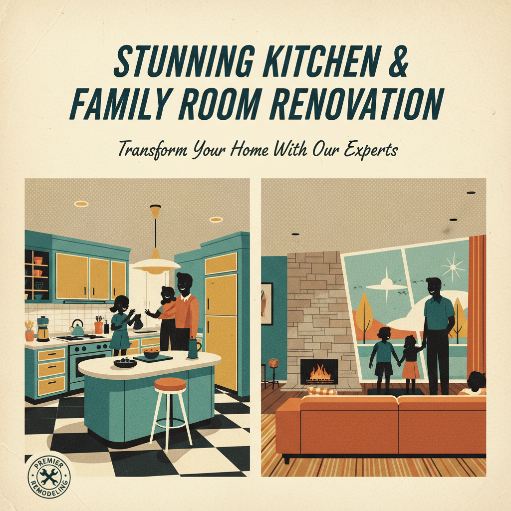 Stunning Kitchen & Family Room Renovation