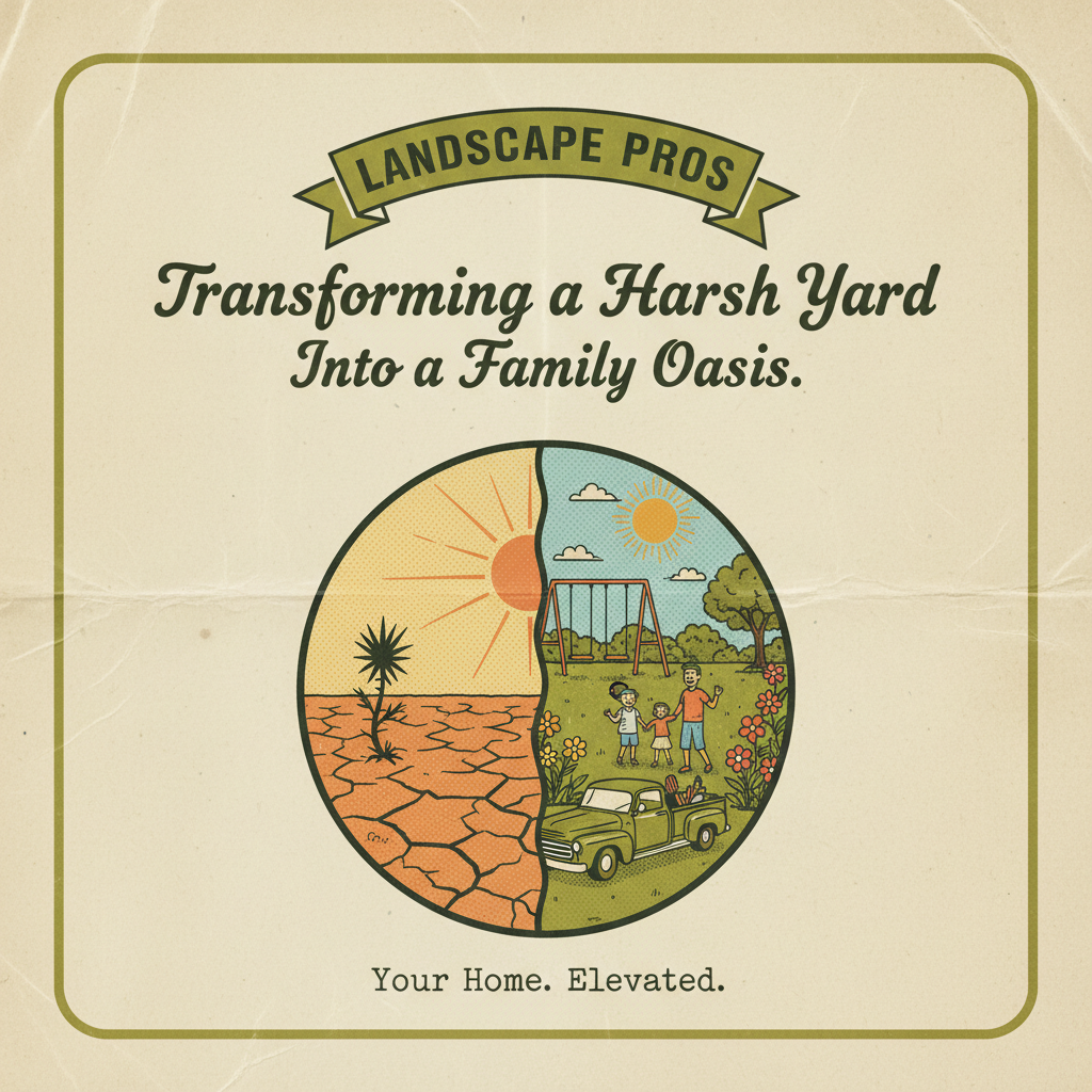 Transforming a Harsh Yard into a Family Oasis