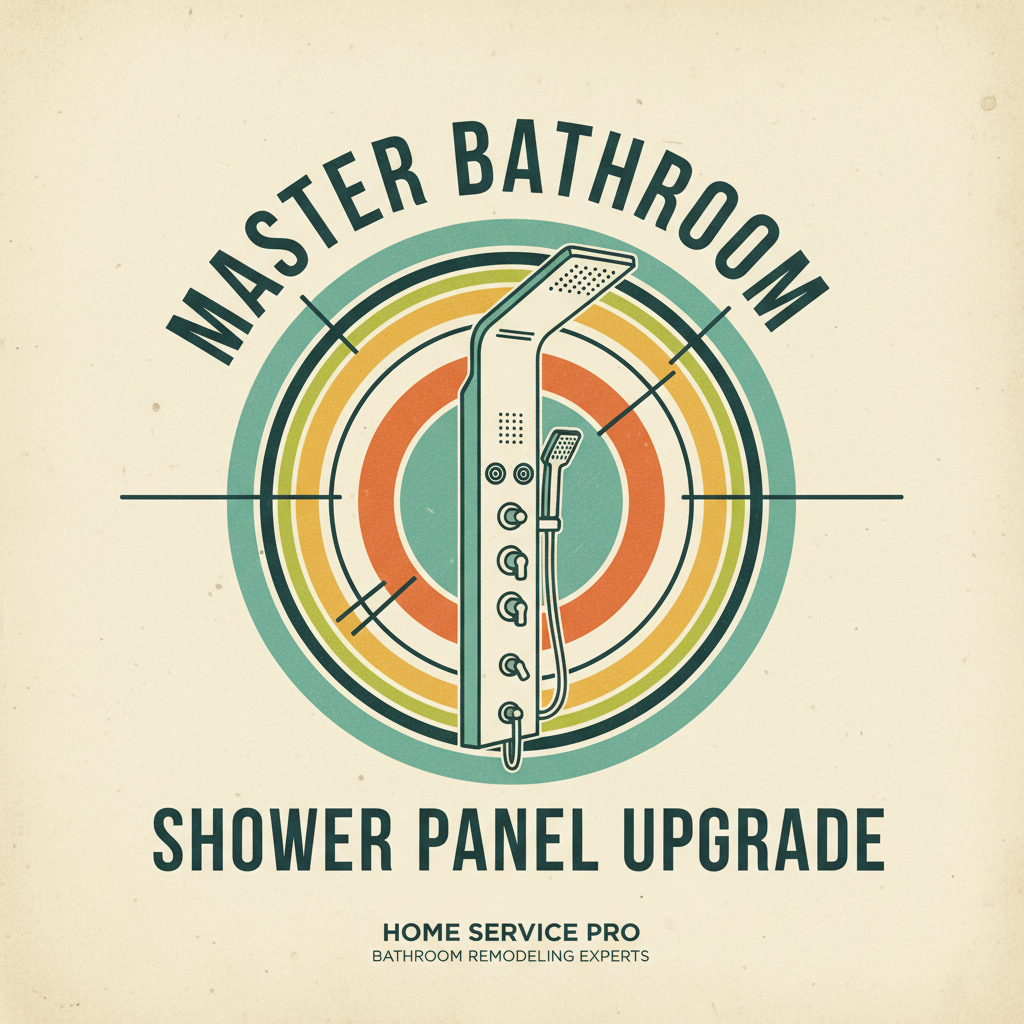 Master Bathroom Shower Panel Upgrade