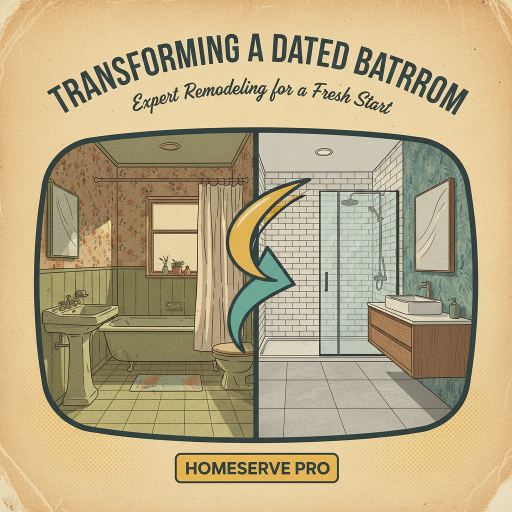 Transforming a Dated Bathroom
