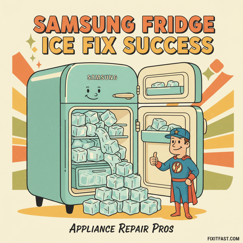Samsung Fridge Ice Fix Success