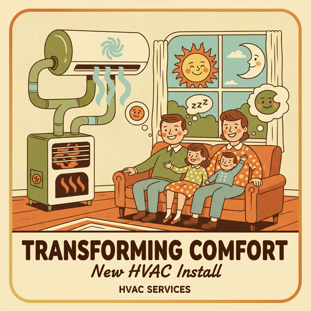 Transforming Comfort: New HVAC Install