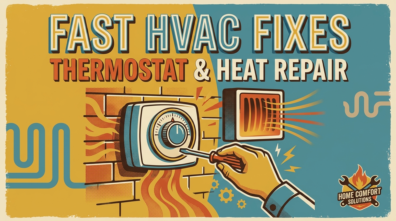 Fast HVAC Fixes: Thermostat & Heat Repair