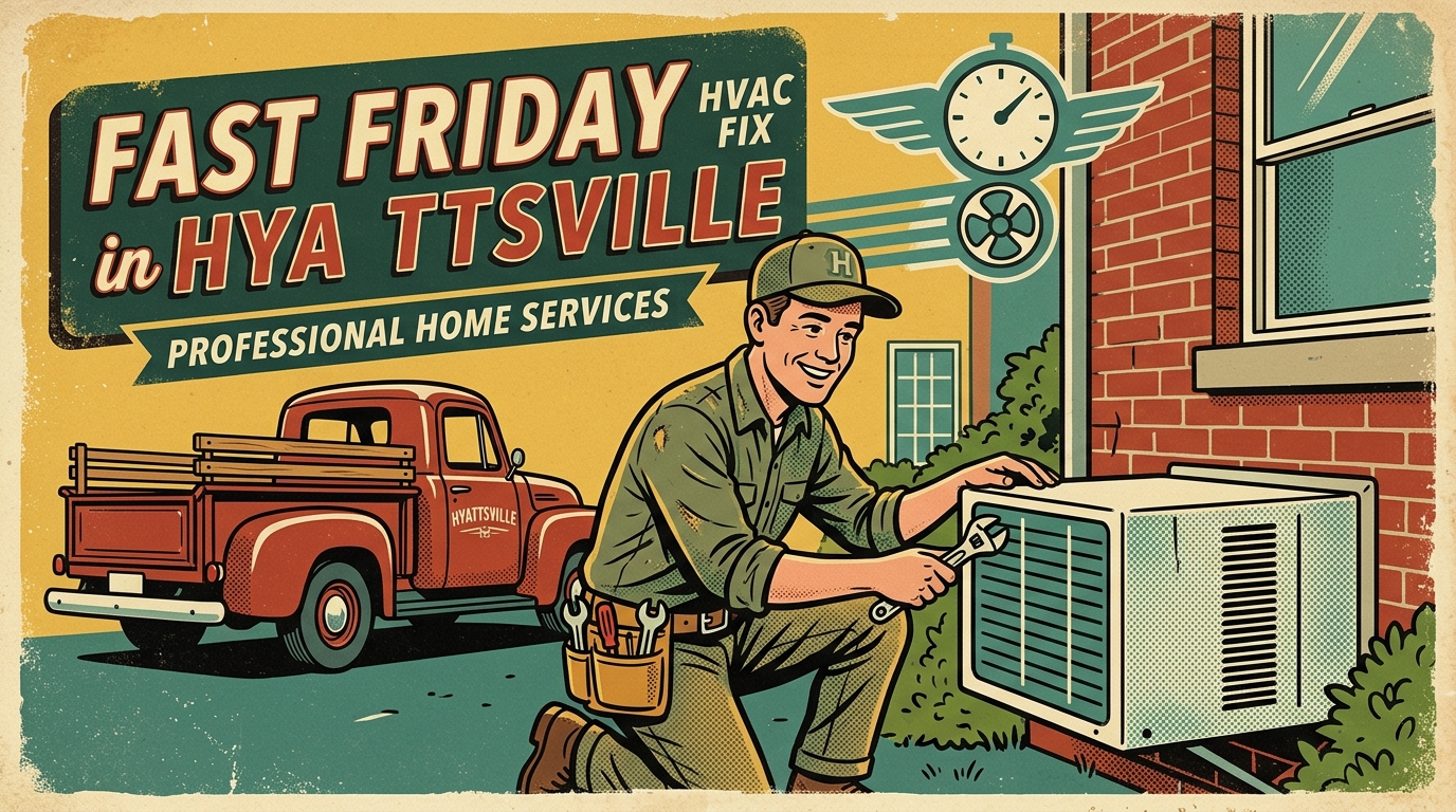 Fast Friday HVAC Fix in Hyattsville