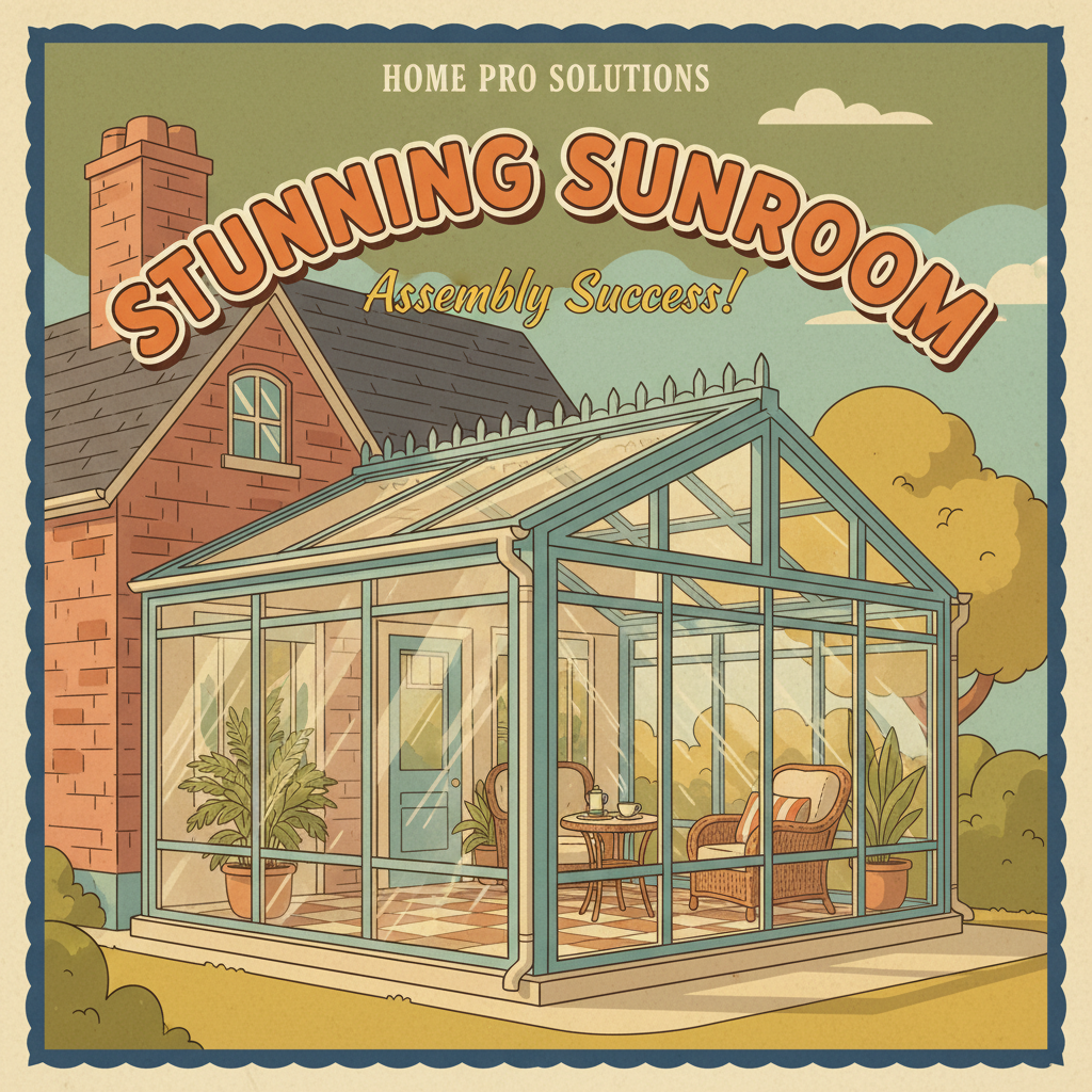 Stunning Sunroom Assembly Success!