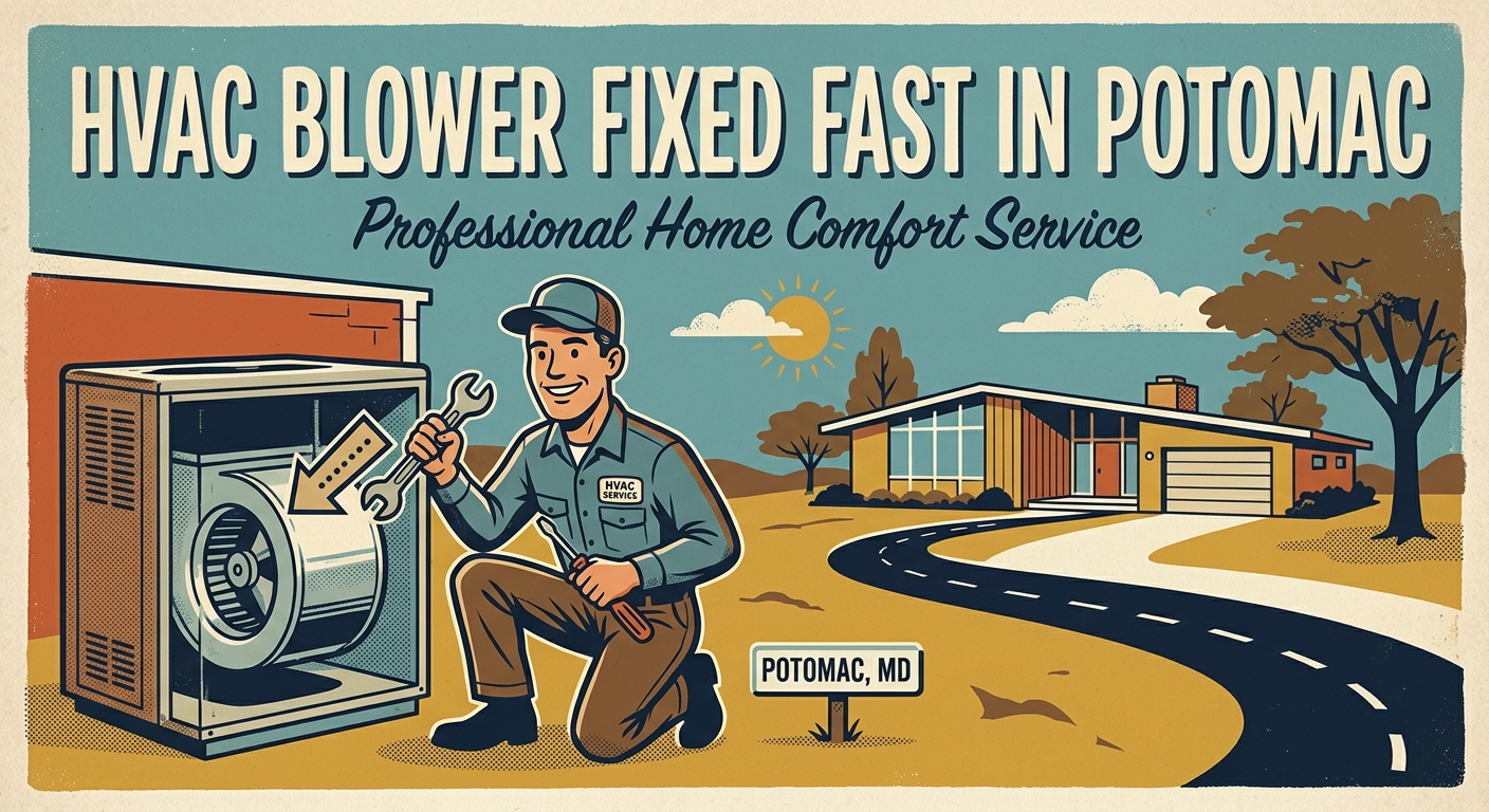 HVAC Blower Fixed Fast in Potomac