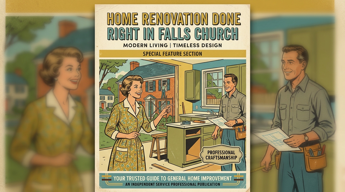 Home Renovation Done Right in Falls Church