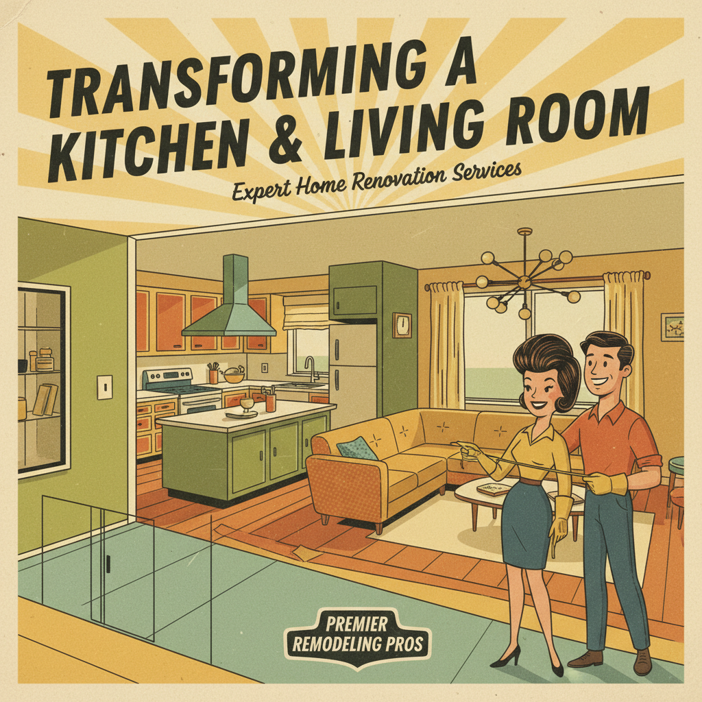 Transforming a Kitchen & Living Room