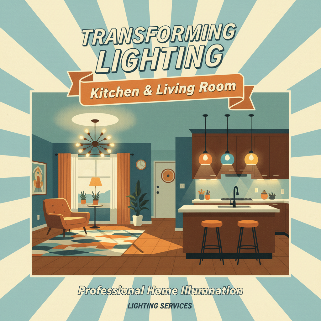 Transforming Kitchen & Living Room Lighting