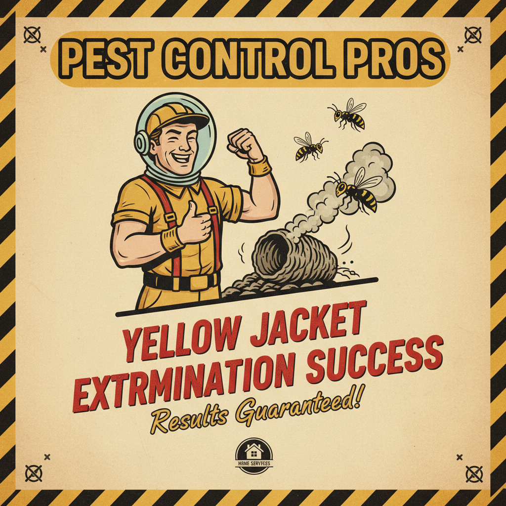 Yellow Jacket Extermination Success