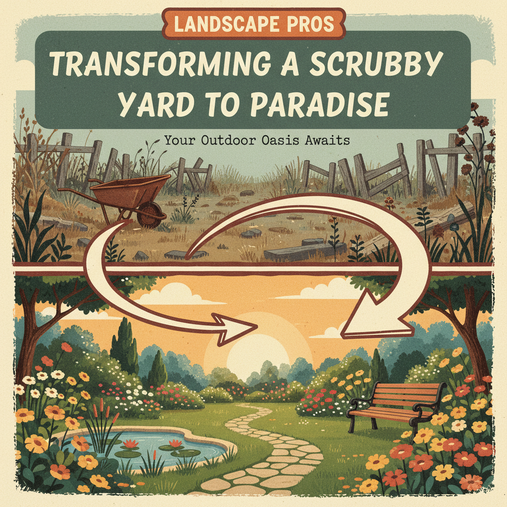 Transforming a Scrubby Yard to Paradise