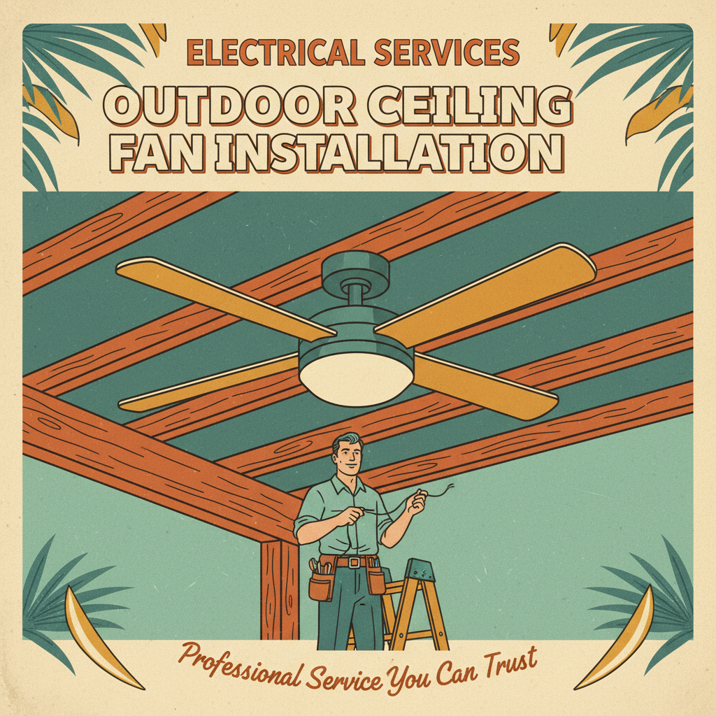 Outdoor Ceiling Fan Installation