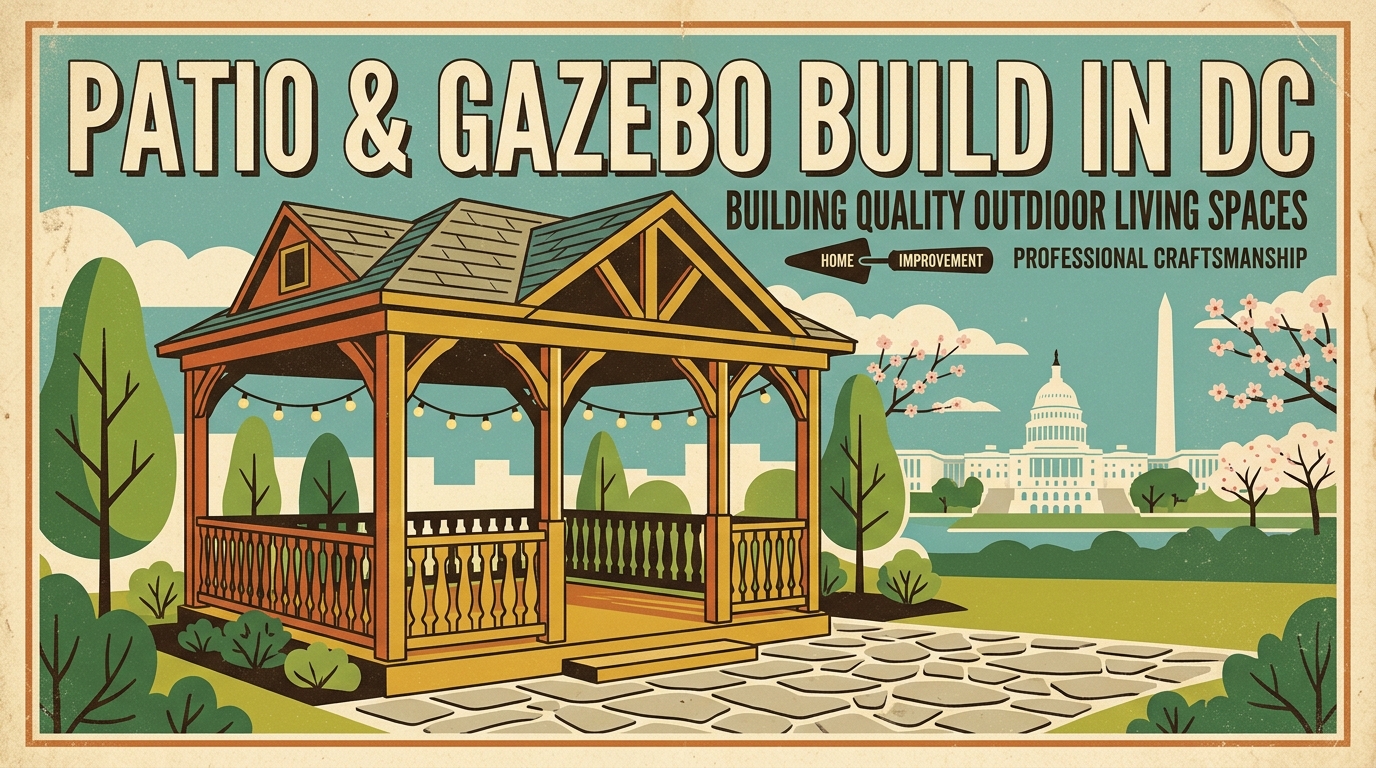 Patio & Gazebo Build in DC