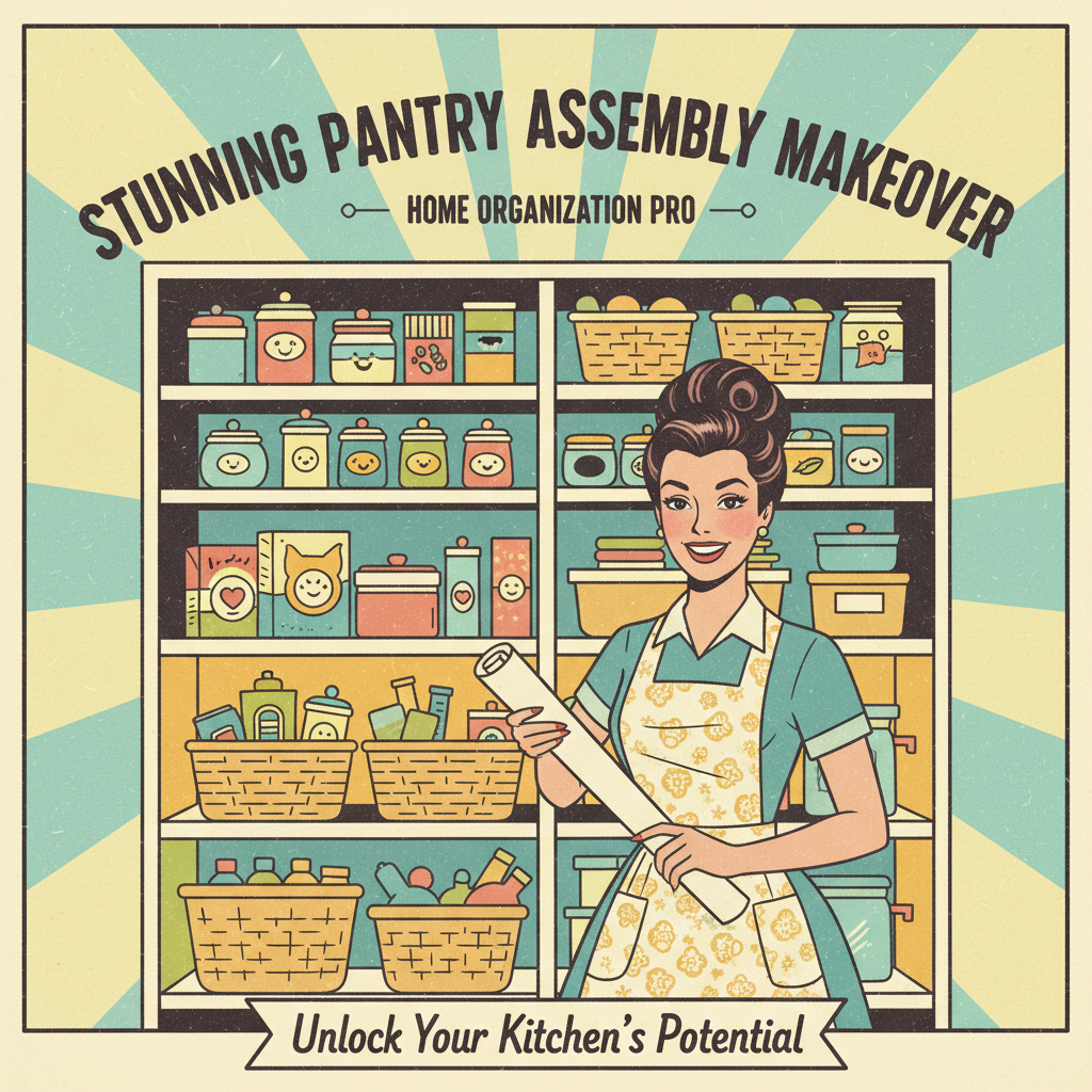 Stunning Pantry Assembly Makeover