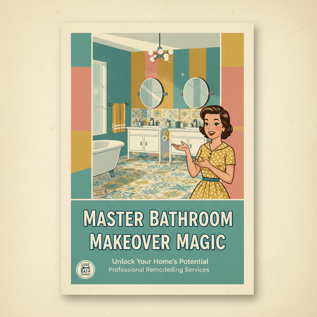 Master Bathroom Makeover Magic