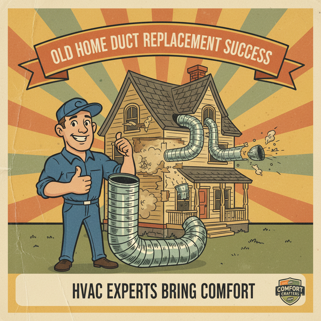 Old Home Duct Replacement Success
