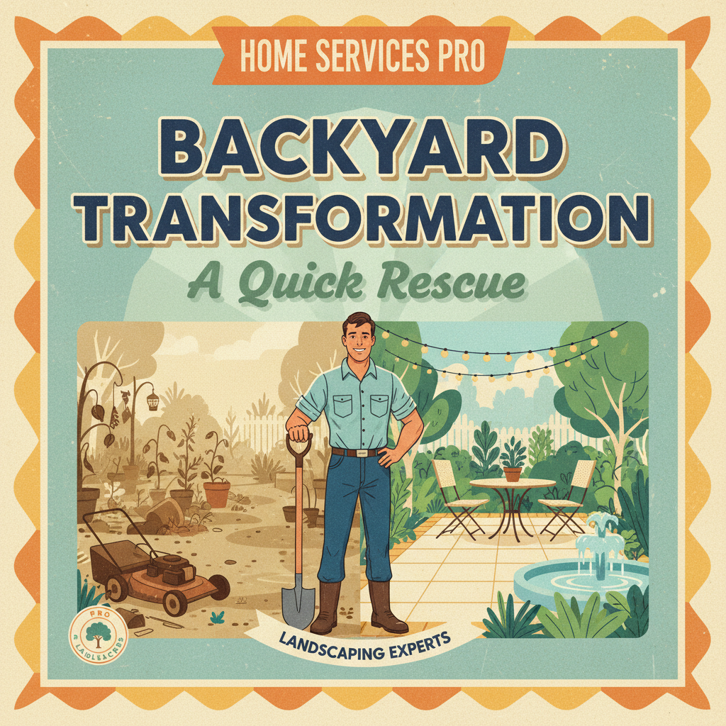 Backyard Transformation: A Quick Rescue