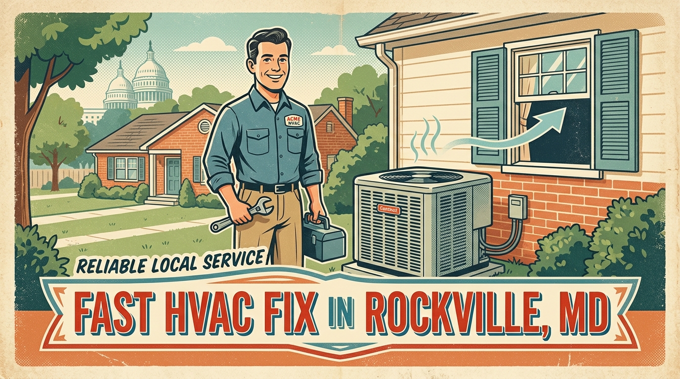 Fast HVAC Fix in Rockville, MD