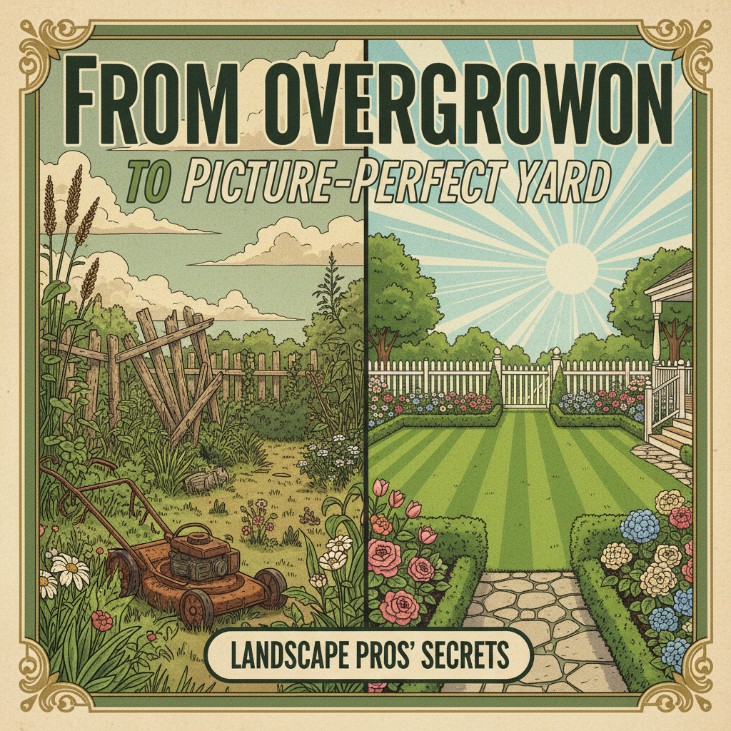 From Overgrown to Picture-Perfect Yard
