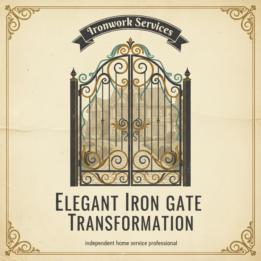 Elegant Iron Gate Transformation