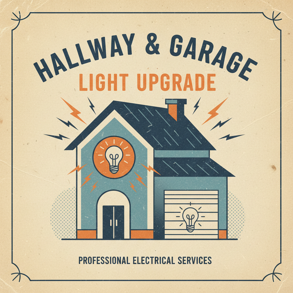 Hallway and Garage Light Upgrade