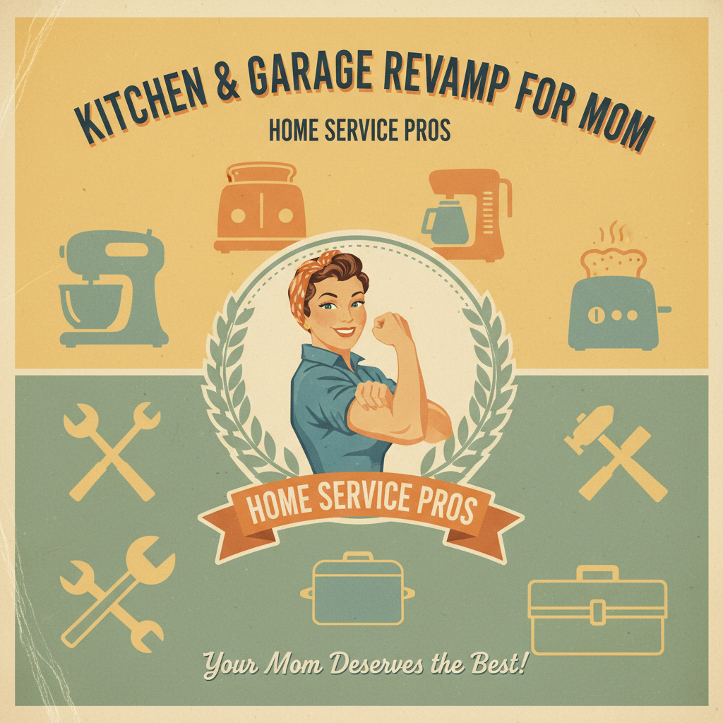 Kitchen and Garage Revamp for Mom
