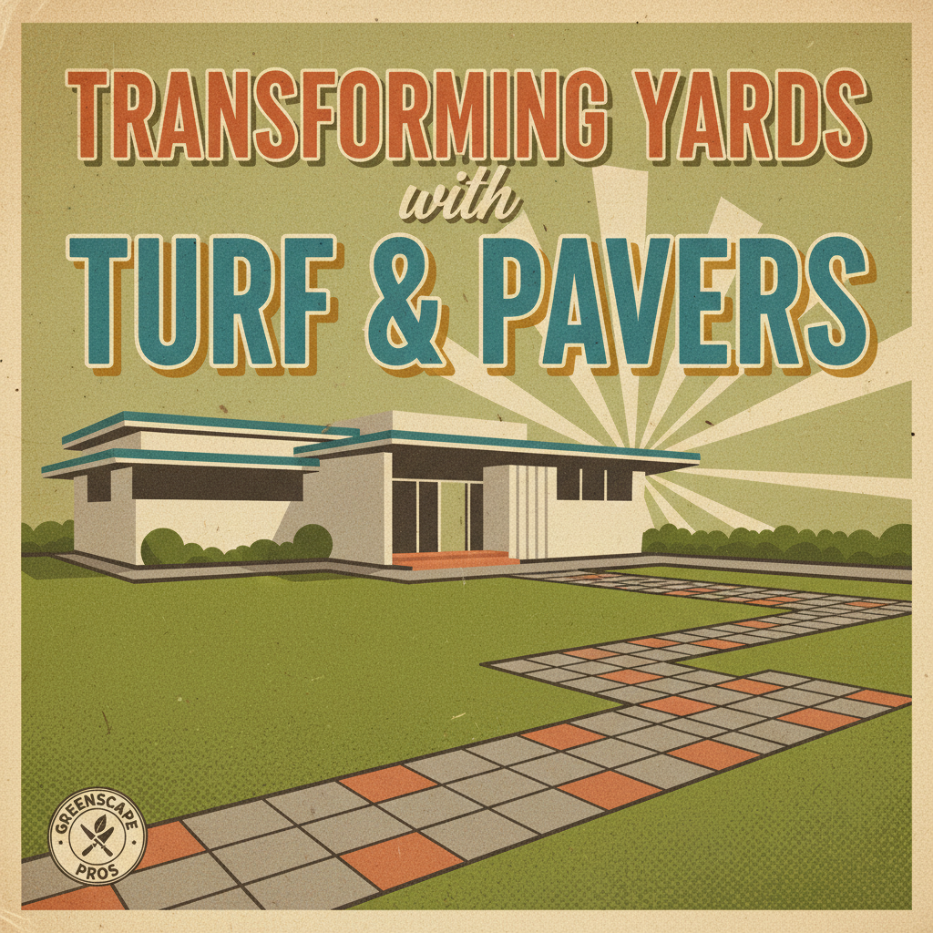 Transforming Yards with Turf & Pavers