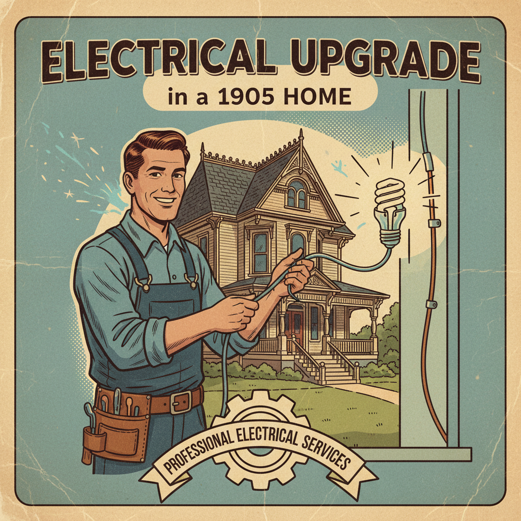 Electrical Upgrade in a 1905 Home