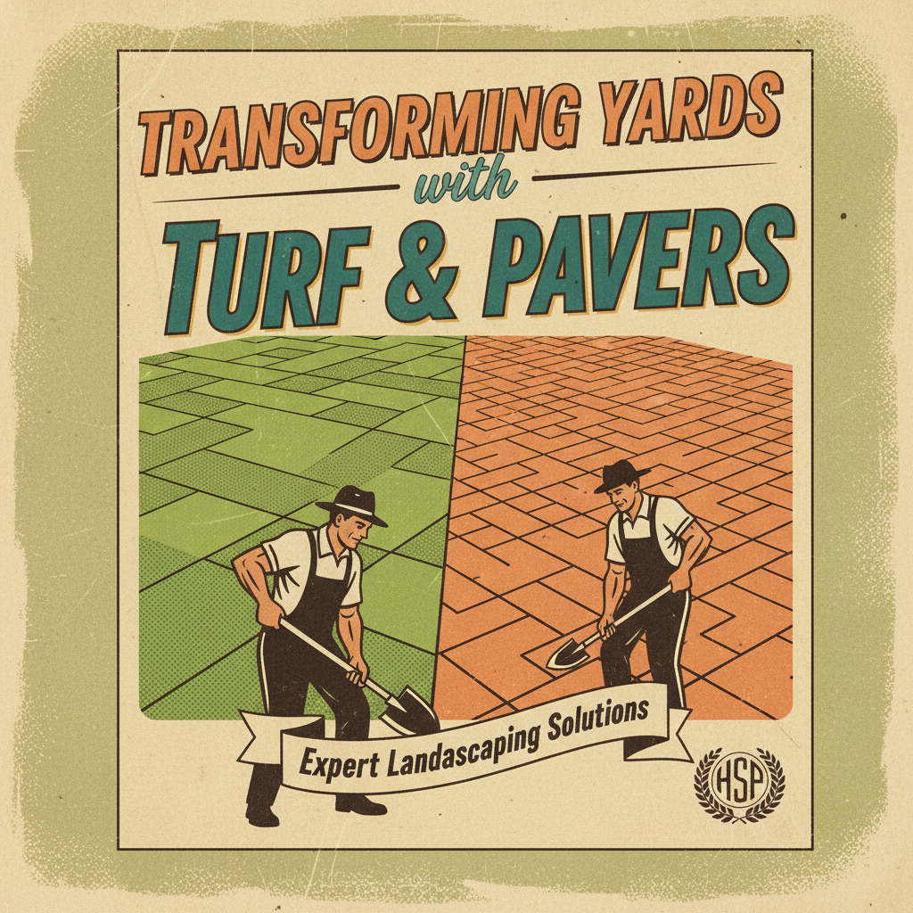 Transforming Yards with Turf & Pavers