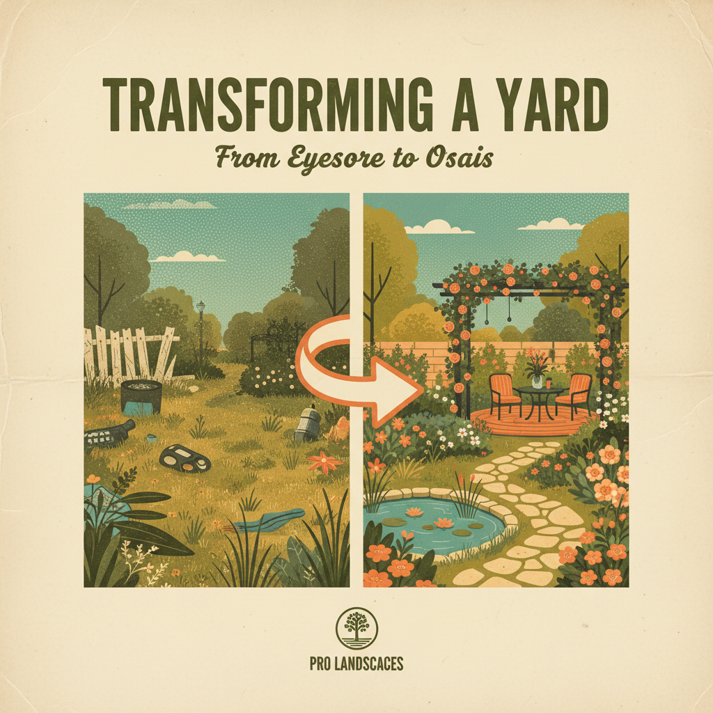 Transforming a Yard: From Eyesore to Oasis