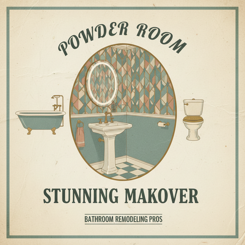 Stunning Powder Room Transformation