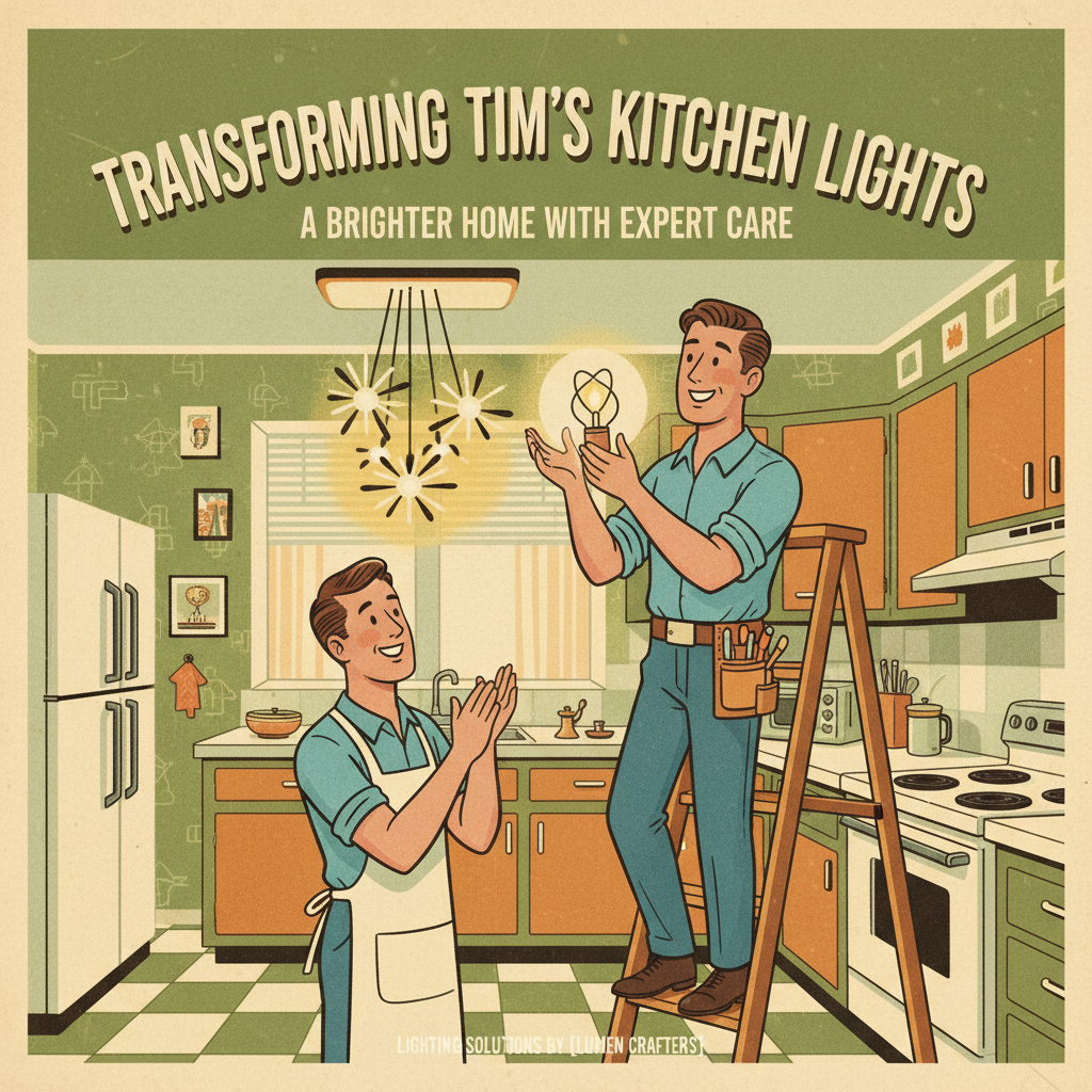 Transforming Tim's Kitchen Lights