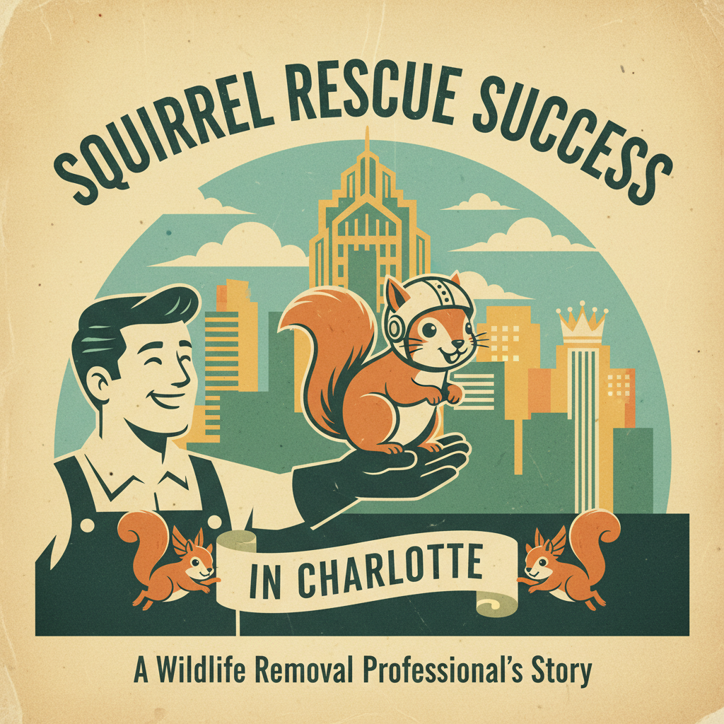 Squirrel Rescue Success in Charlotte