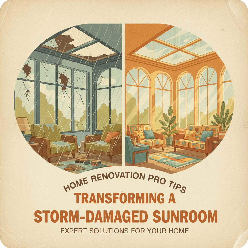 Transforming a Storm-Damaged Sunroom
