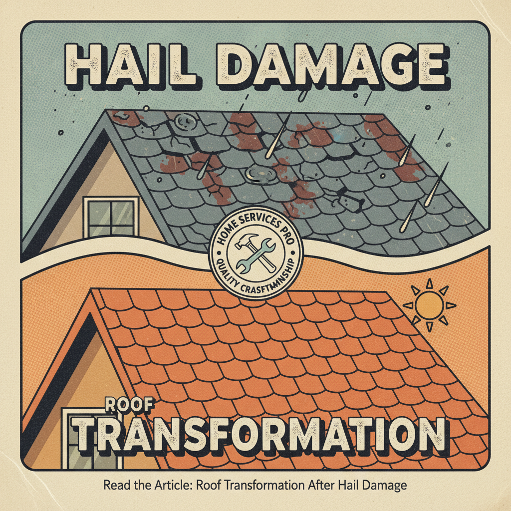 Roof Transformation After Hail Damage