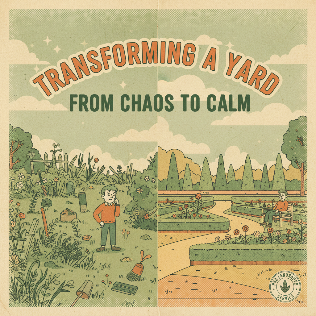 Transforming a Yard: From Chaos to Calm