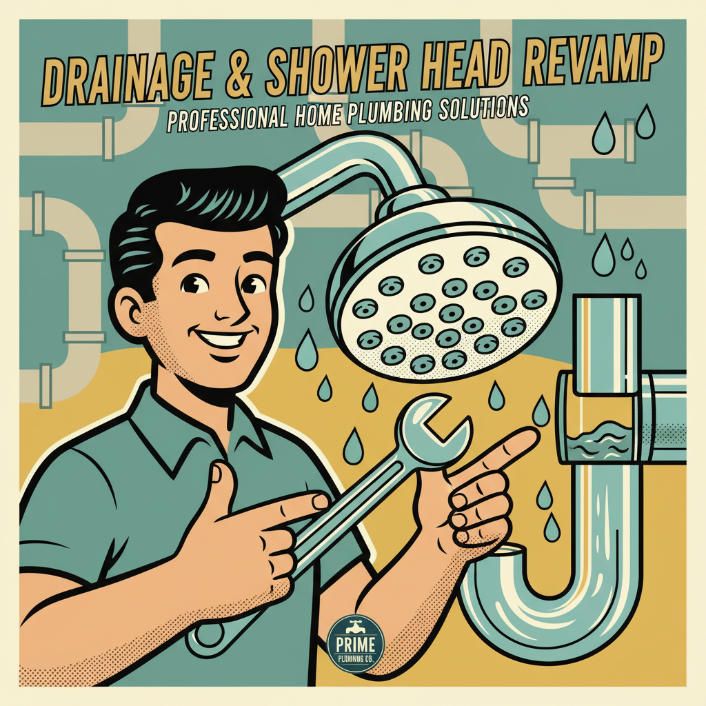 Drainage and Shower Head Revamp