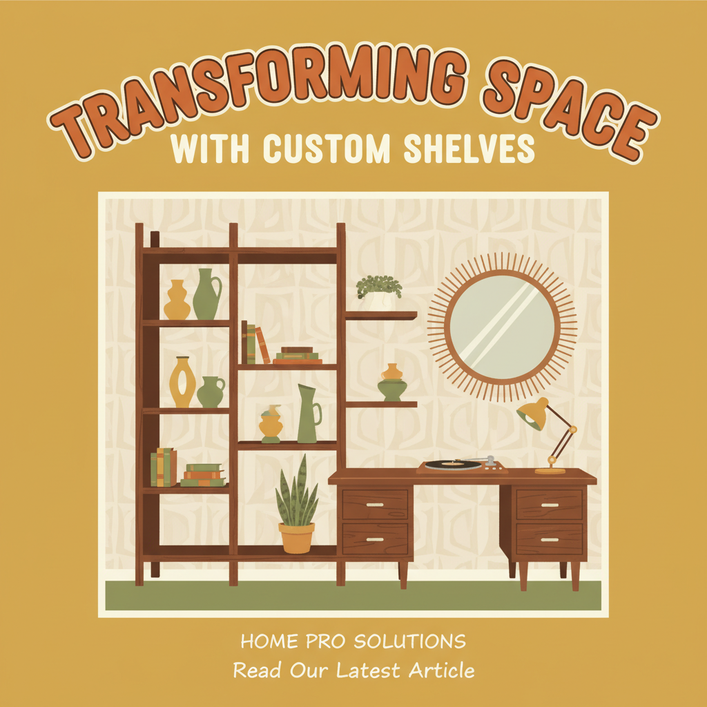 Transforming Space with Custom Shelves
